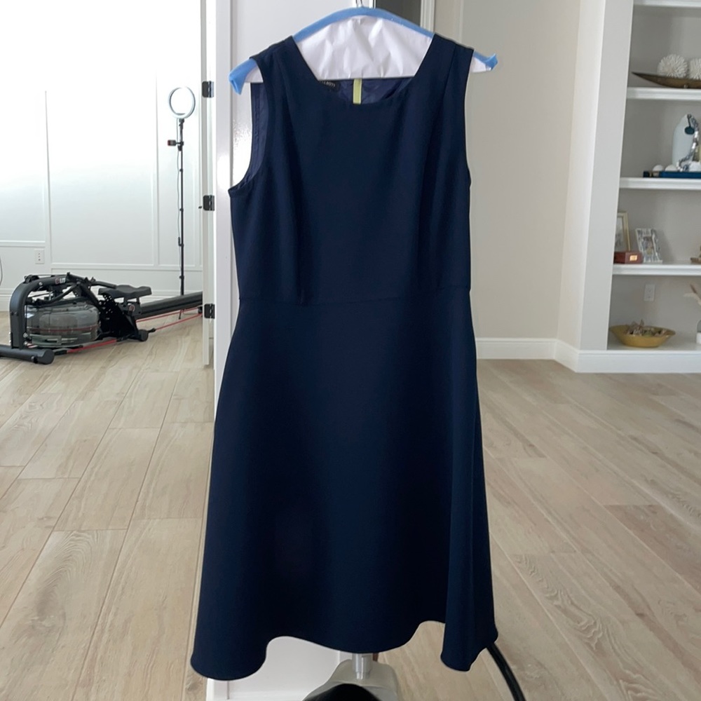 Talbots navy dress